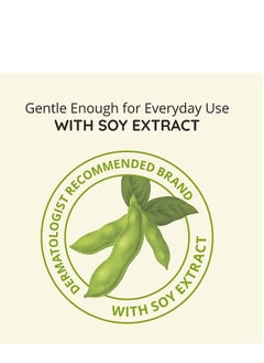 Aveeno Aveeno Positively Radiant Brightening Facial Cleanser for Sensitive Skin, Targets Dull Skin, Moisture Rich Soy Extract, Non-Comedogenic, Oil- & Soap-Free, Hypoallergenic, 11 Fl. Oz  - Image 3