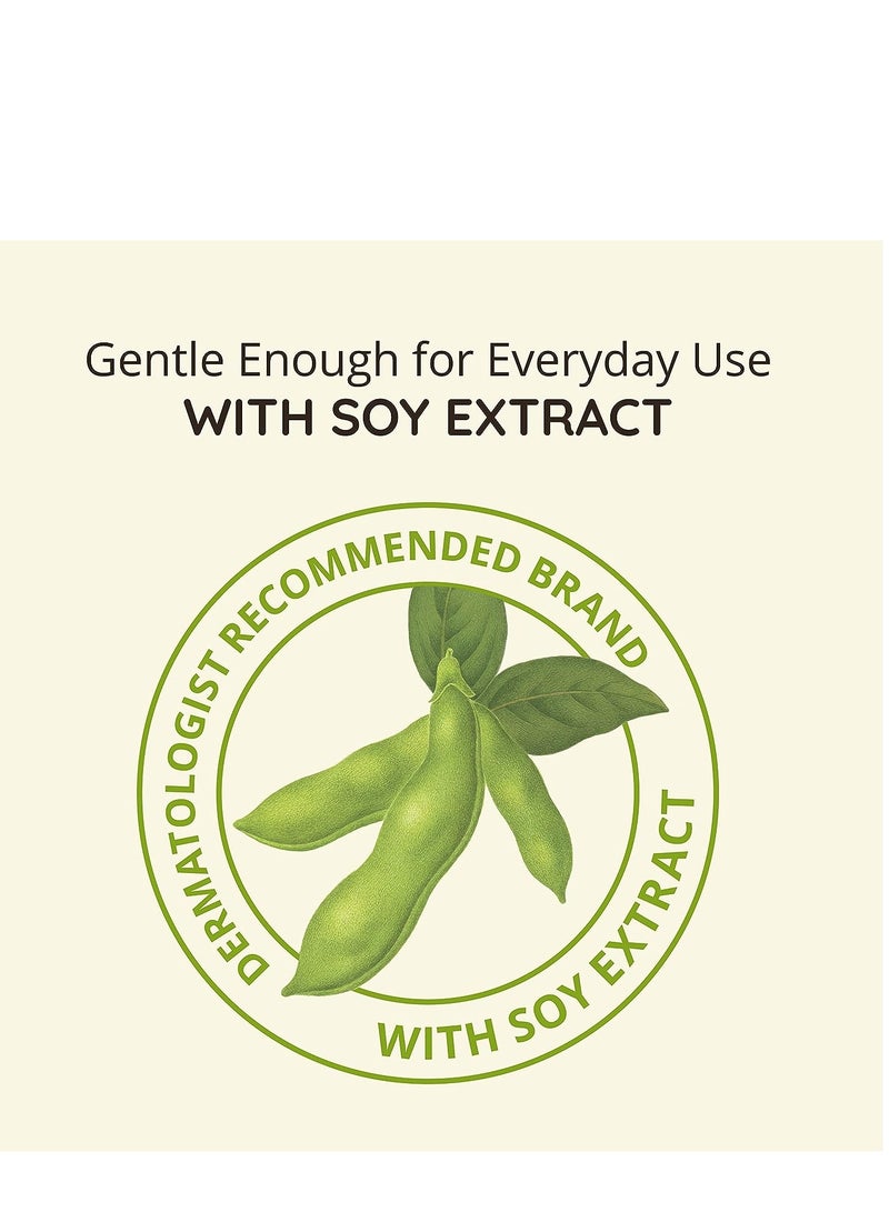 Aveeno Aveeno Positively Radiant Brightening Facial Cleanser for Sensitive Skin, Targets Dull Skin, Moisture Rich Soy Extract, Non-Comedogenic, Oil- & Soap-Free, Hypoallergenic, 11 Fl. Oz - Image 3