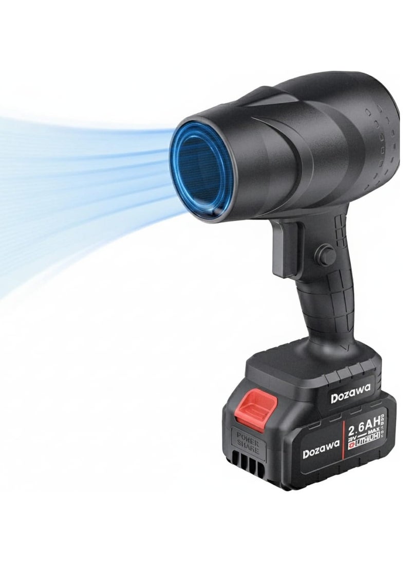 بلاور تربو جيت لاسلكي فائق القوة بتصميم صغير مع تدفق هواء قوي بسرعة 209 كيلومتر في الساعة وجهد 24 فولت - Image 1