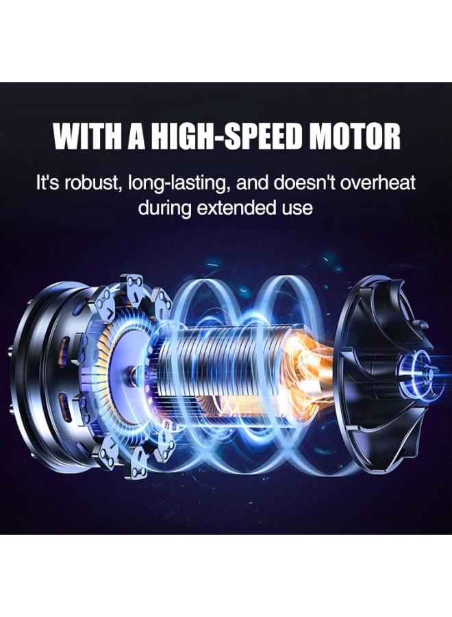 بلاور تربو جيت لاسلكي فائق القوة بتصميم صغير مع تدفق هواء قوي بسرعة 209 كيلومتر في الساعة وجهد 24 فولت - Image 2