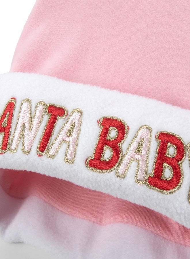 Baby Essentials Baby Christmas 2-Piece Hat and Bootie Sock Set - Santa Baby Outfit Gift for Newborn Holiday Photos & Infant Stocking Stuffer - Image 5