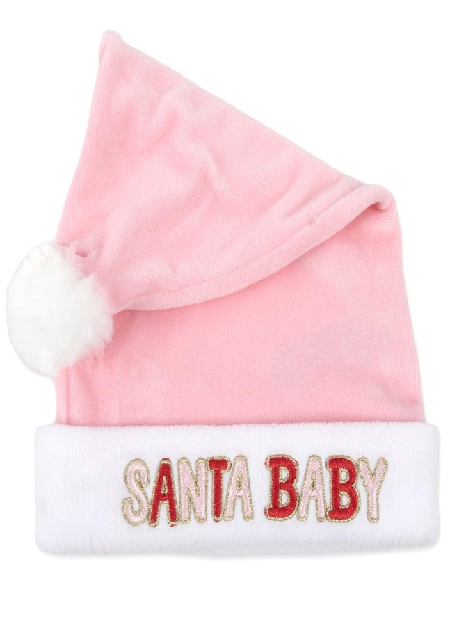 Baby Essentials Baby Christmas 2-Piece Hat and Bootie Sock Set - Santa Baby Outfit Gift for Newborn Holiday Photos & Infant Stocking Stuffer - Image 4