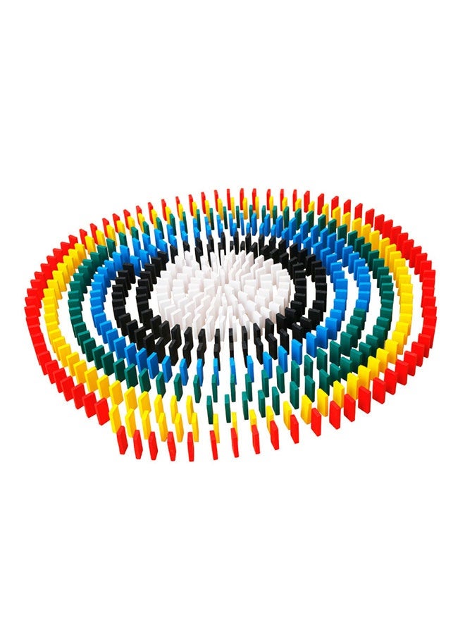 جساي تويز مجموعة دومينو الفخاخ الإبداعية | 200+ قطعة ملونة مع إكسسوارات آلية، لعبة تعليمية - Image 1