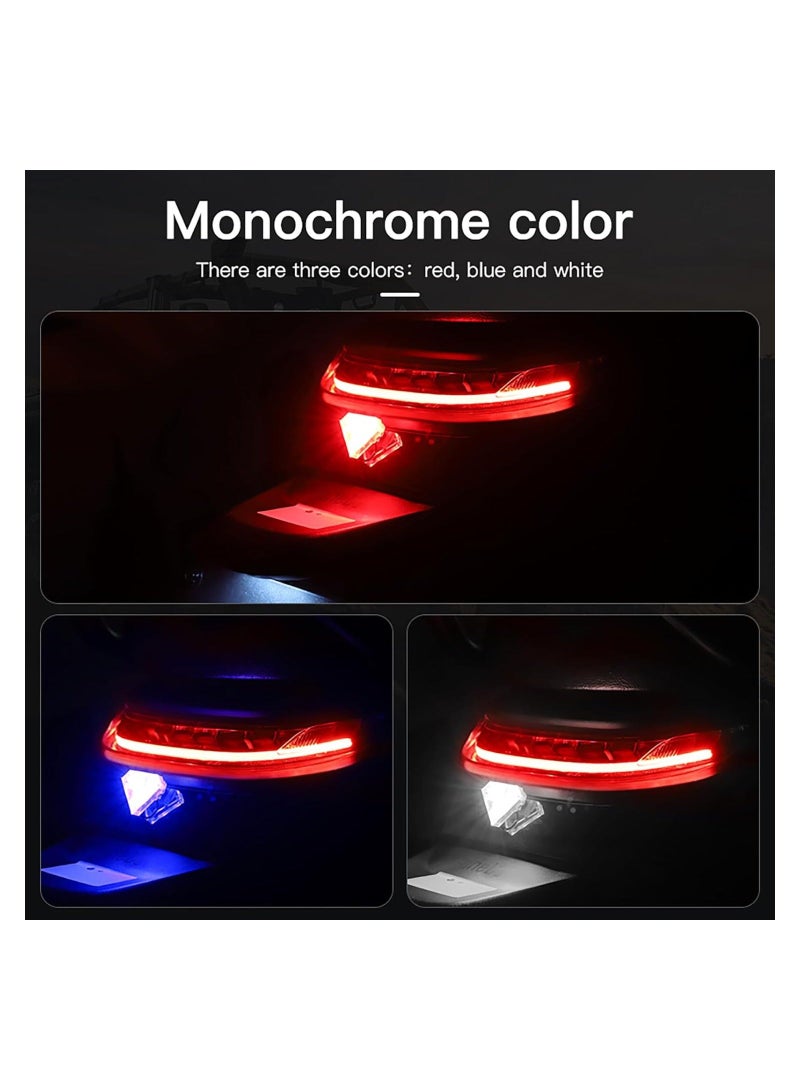 MUNTAQI Universal Strobe Drone Lights with 3 Color Emergency Flashing Warning, LED Valve Stem Lamp Covers for Cars, Motorcycles, Drones, Aircraft, and Bikes (2pcs) - Image 2