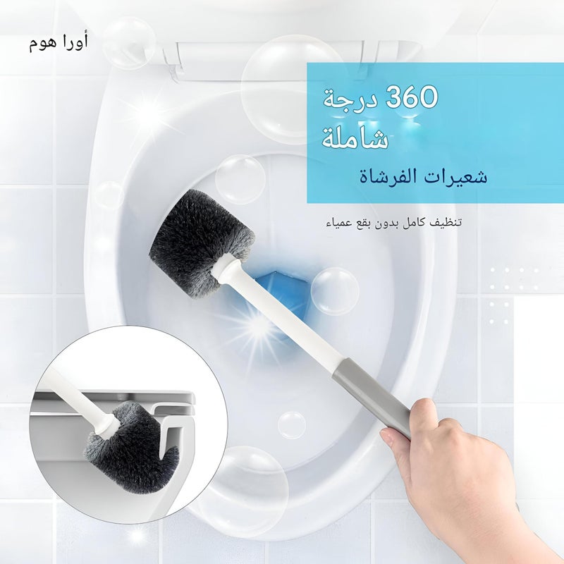 Sanitation Kit - High-Quality Toilet Brush and Handy Plunger Set for Effective Deep Cleaning and Odor Elimination - Image 3