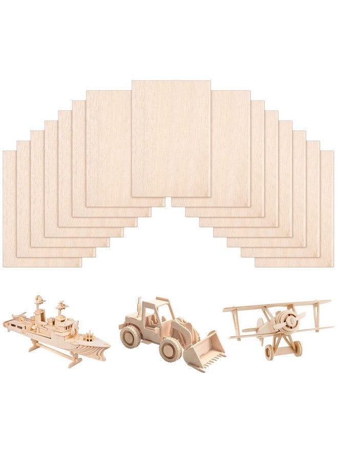Qunclay 30 Pack 4 X 6 Inch Balsa Wood Sheets Thin Plywood Wood Sheets Balsa Wood Sheets For Crafts Unfinished Wood Sheets For Architectural Models Painting Wood Engraving Wood Cutting Wood Airplane Kits - Image 1