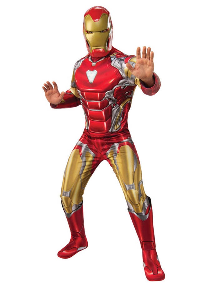 RUBIE'S Rubie's Men's Marvel: Avengers 4 Deluxe Iron Man (New) Costume & Mask Adult Costume  - Image 1