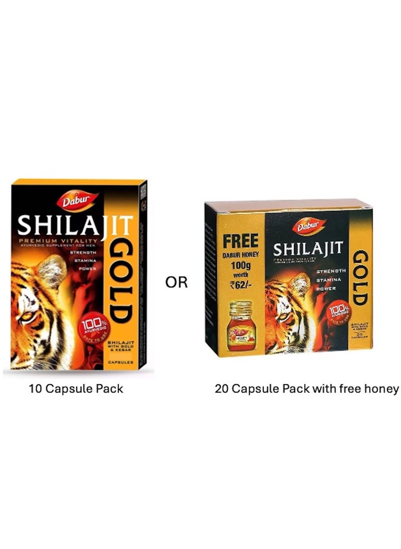 Dabur Shilajit Gold Capsules  - Image 1