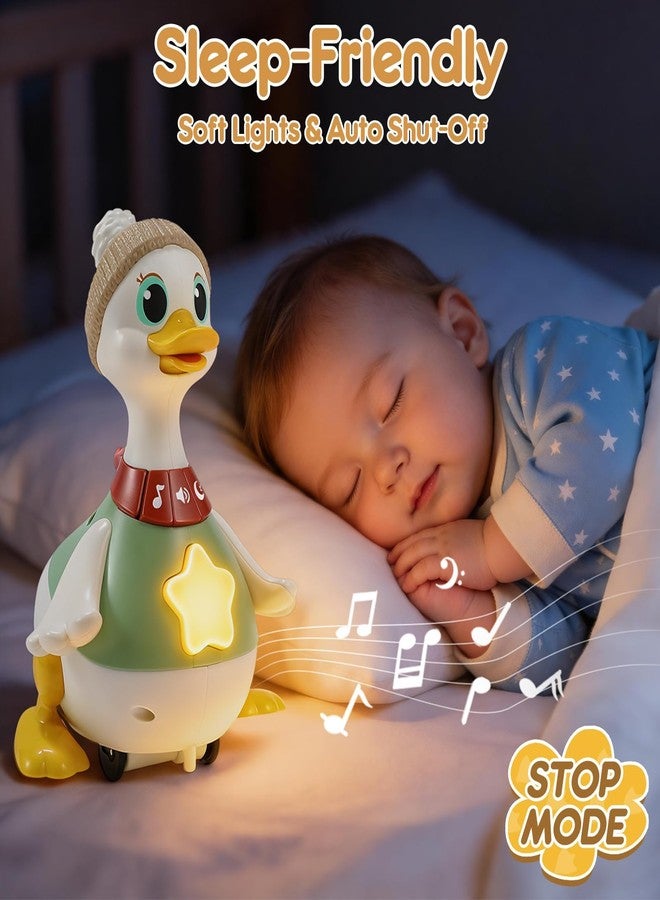 Yunaking Baby Toys 6-12 Months: Musical Tummy Time Duck Toy for Infant Babies 6 7 8 9 10 12 18 Month Old Interactive Newborn Baby Crawling Toys for Christmas Gift Stocking Stuffers for Boy Girl 1 Year Old - Image 5