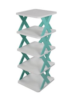 Spaceshoop Multi layer space-saving plastic shoe rack 5 layers multi colour  - Image 3