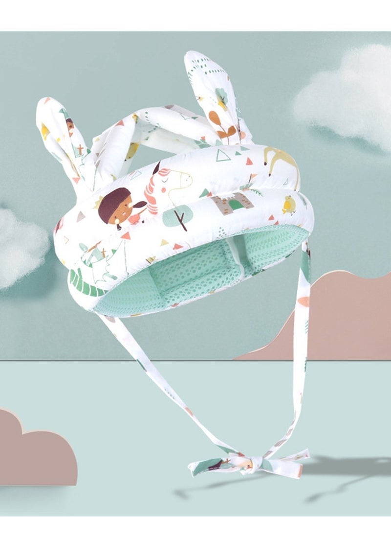 Children head pillow anti-fall head protection pad learning to walk thickened Baby toddler protective head hat  - Image 2