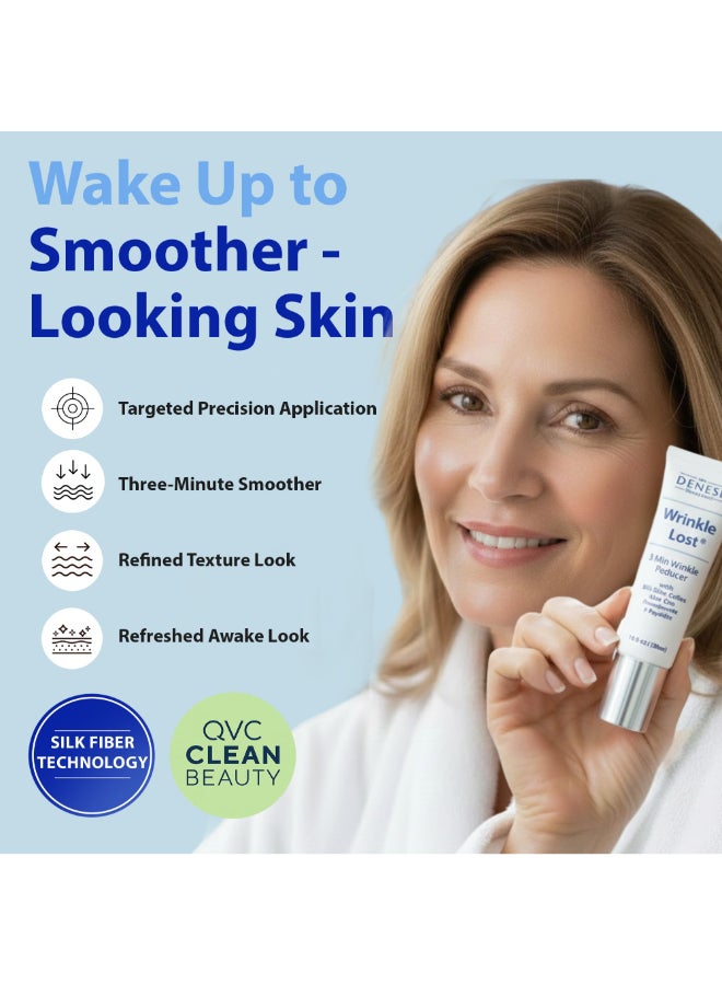 Dr. Denese Dr Denese Wrinkle Lost Line Reducer 1 oz Hydrating Serum with Silk Protein Fiber Technology for a Smoother Appearance Lightweight Daily Formula for All Skin Types and Mature Skin Care - Image 4