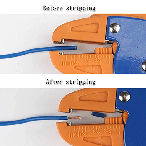 Digital Craft Automatic Wire Strippers Stripping Diameter Can Be Adjusted Automatically for Different Wire Cross Sections 02560mm2 with Safety Hand Gloves - Image 3