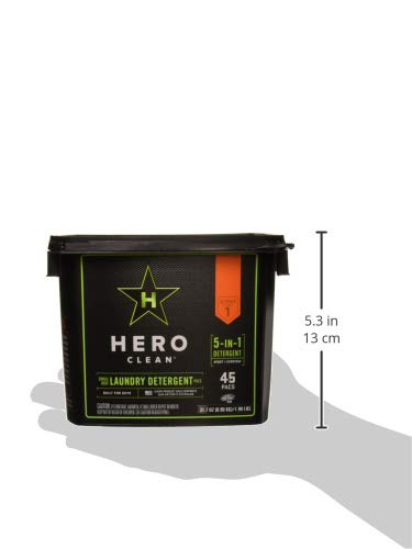 Hero Clean Laundry Detergent PACS, Scent 1, 45-Count - Image 3