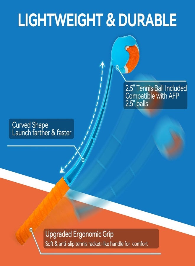 أوول فور بوز قاذفة كرات للكلاب من ALL FOR PAWS مقاس 19.3 بوصة، مزودة بمقبض مريح، لعبة جلب للكلاب مع كرة متوسطة الحجم (2.5 بوصة)، مناسبة للكلاب التي يتراوح وزنها بين 20 و60 رطلاً. - Image 5