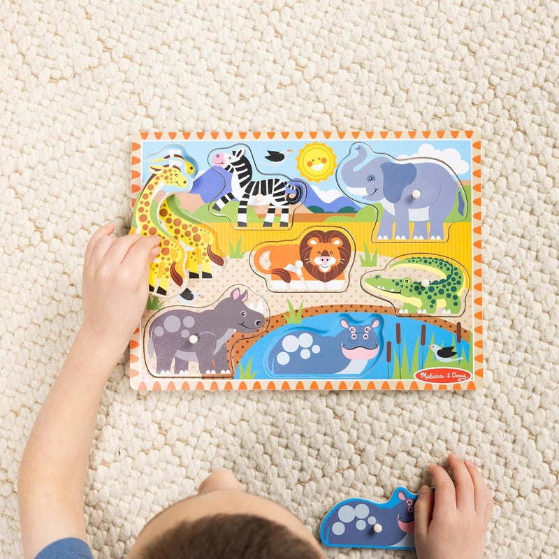 ميليسا آند دوج Melissa & Doug ولغز سفاري بأوتاد - Image 2