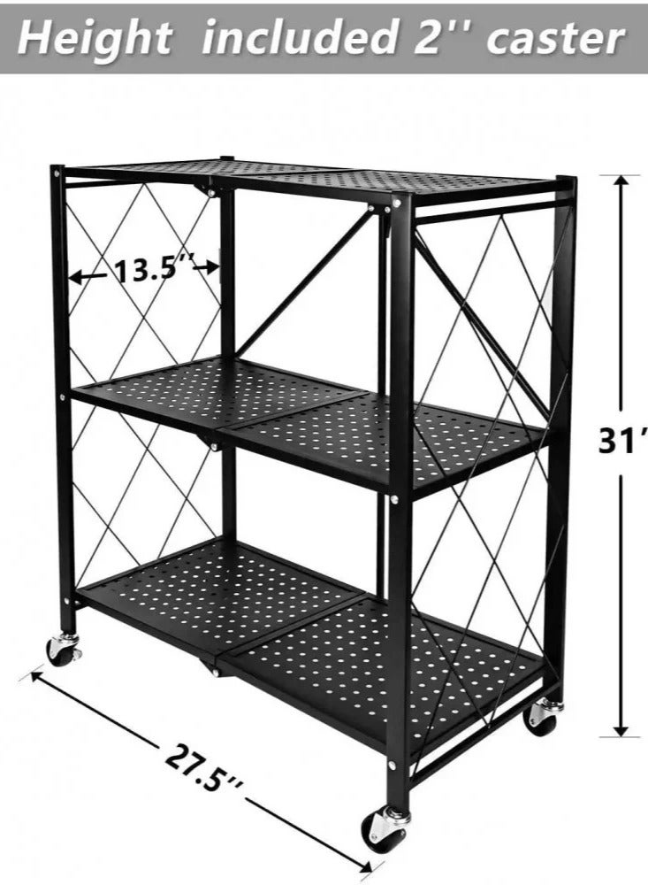 Estilo 3-Tier Foldable Storage Shelves - Image 2