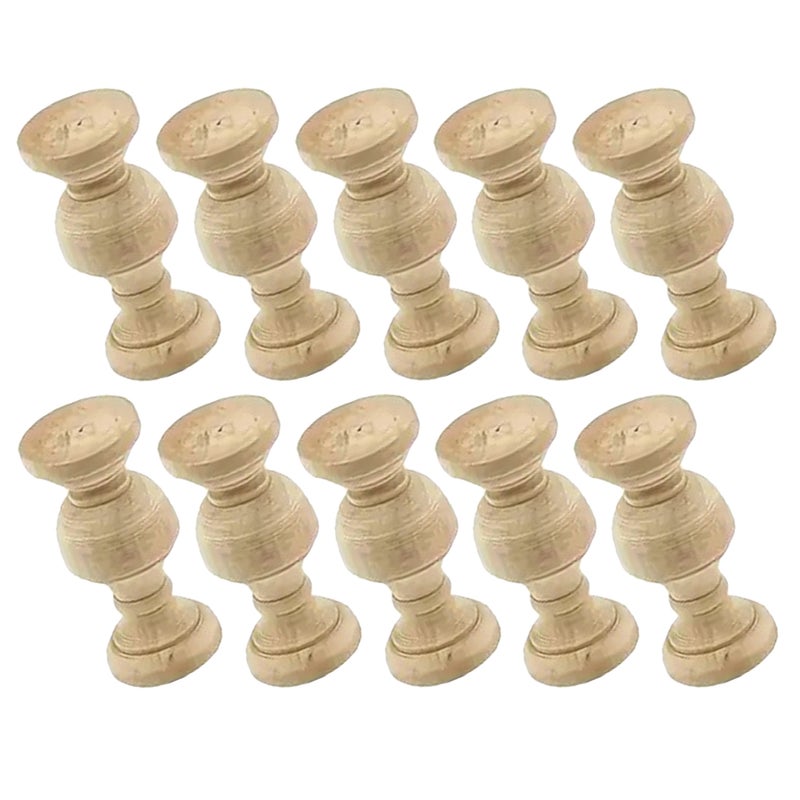 Unfinished Wooden Balusters for Creative Home Decor and Furniture Repair - Image 5