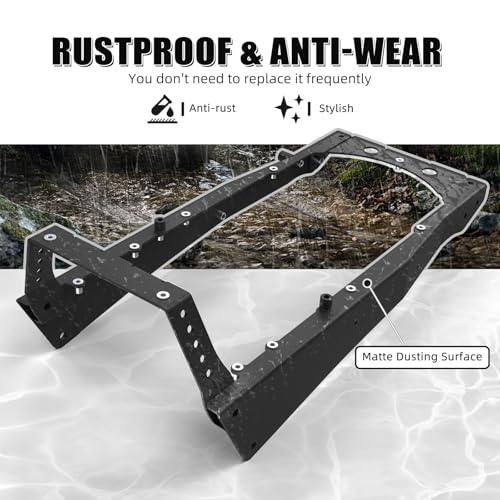 NICECNC Rear Suspension Frame Compatible with Yamaha Raptor 700 YFM700 2013 2015-2024,Raptor 700 YFM700R 2006 2007 2008 2014,Raptor 700R YFM700R 2009-2013 2015-2024, See Fitments - Image 3