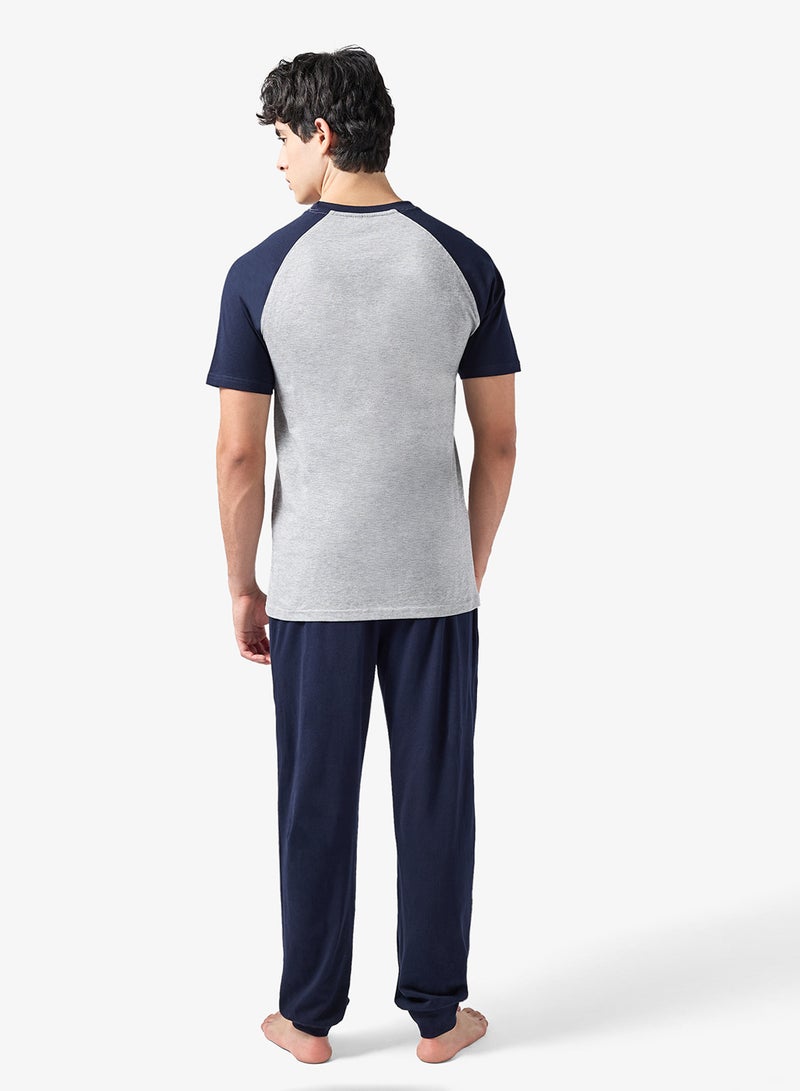 سفنتي فايف طقم بيجامة قميص وبنطلون - Image 3