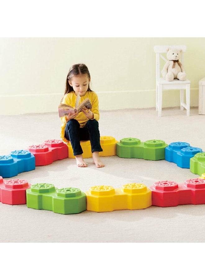RBW TOYS 24PCS Octagonal Landscaping Building Blocks Bricks For Children