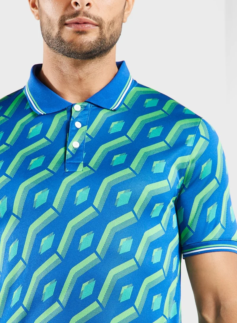 umbro Jacquard Polo Shirts