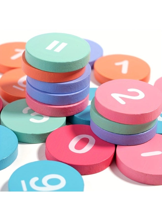 Capstro Wooden Counting & Number Recognition Board Montessori Ten Frame Set for Kids –  with Pegs, Addition & Subtraction Cards | Early Math Learning Toy for Preschool – Ten Frame Set - Image 4