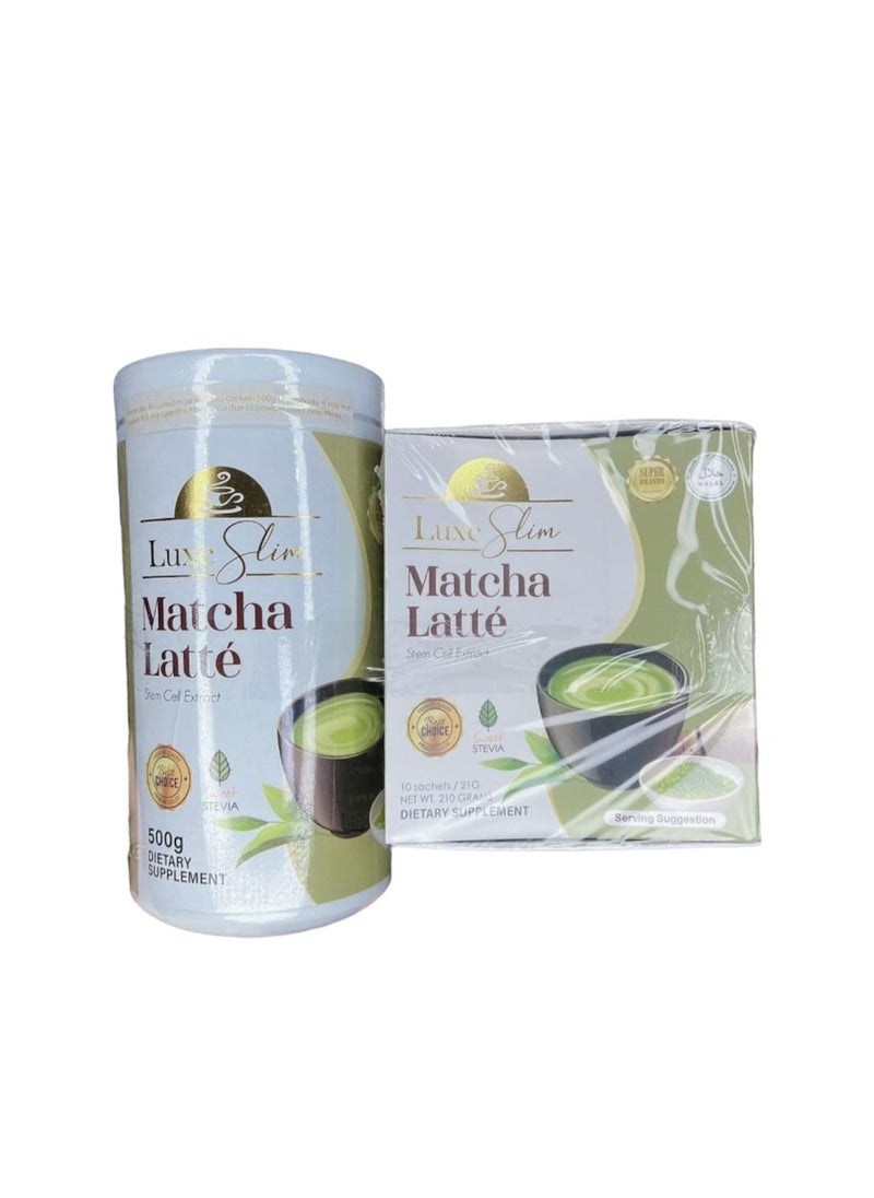 Luxe Slim - Luxe slim matcha jar 500g and box 210g - Image 1