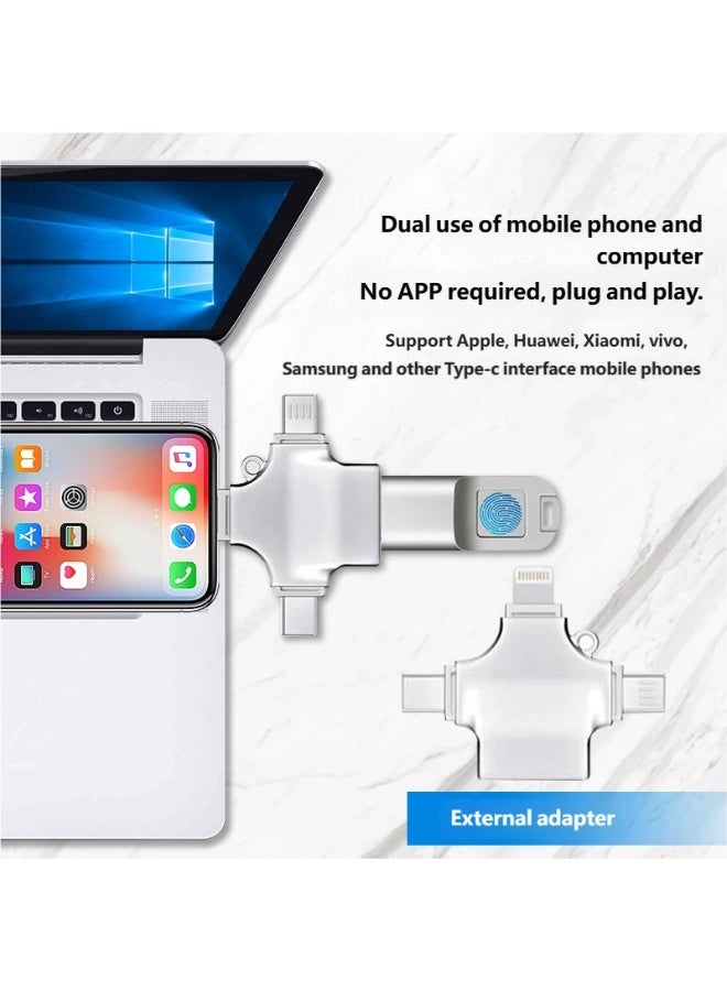 Fingerprint USB3.0 Flash Drive Accurate Identificaiotn Privacy Management Key USB Fingerprint Flash Drive - Image 2