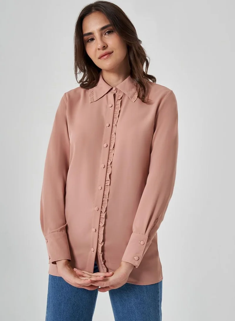 Meys Pleated Detail Shirt