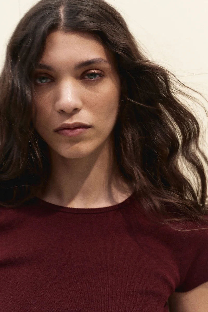 H&M Button-detail top