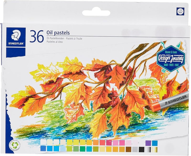 Staedtler Karat 2420 C36 Oil Pastels - Assorted Colours (Pack of 36) - Image 2