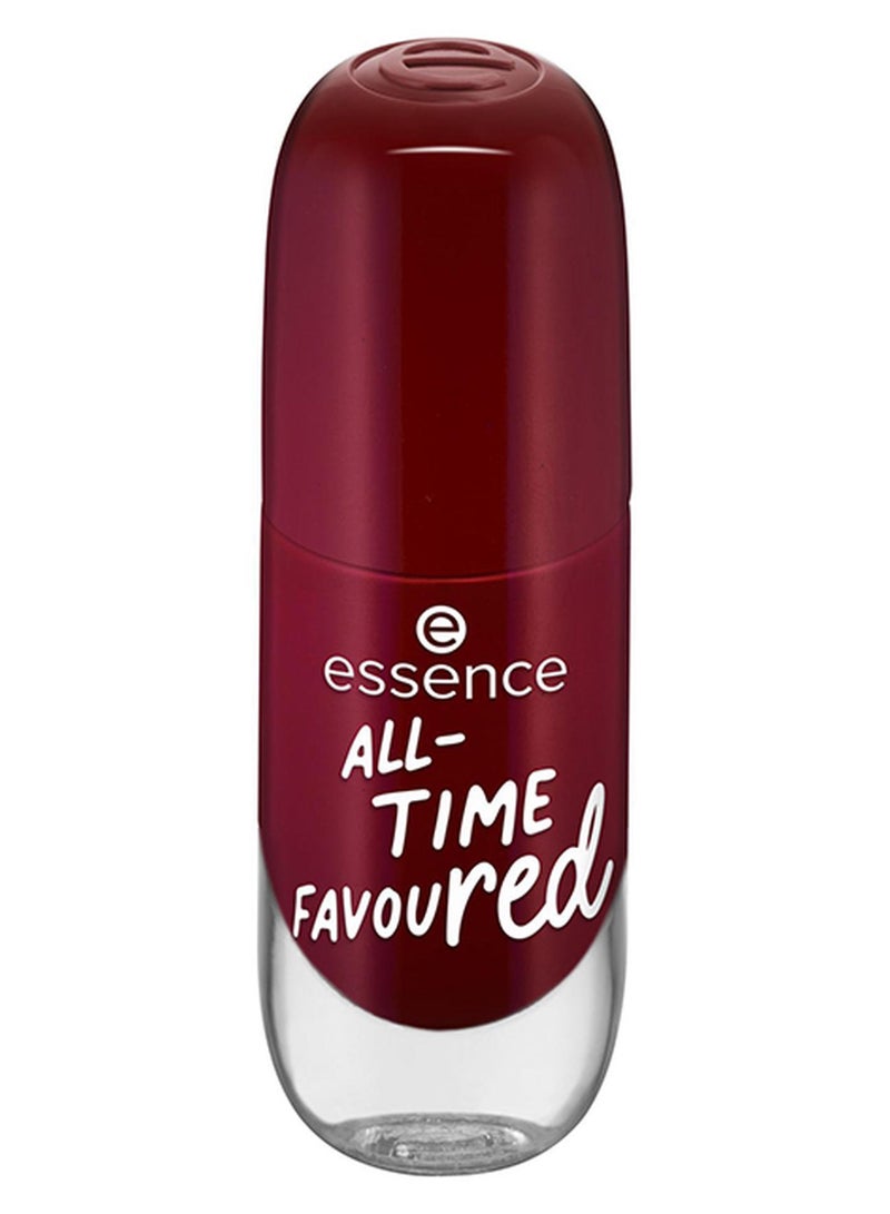 Essence Gel Nail Polish | 14 Red All-Time Favoured | Quick Dry Gel-Like Nails | Glossy Long-Lasting Vegan Nail Color | Easy Application Manicure | 8 ml (Pack of 1) All-Time Favoured - Image 1