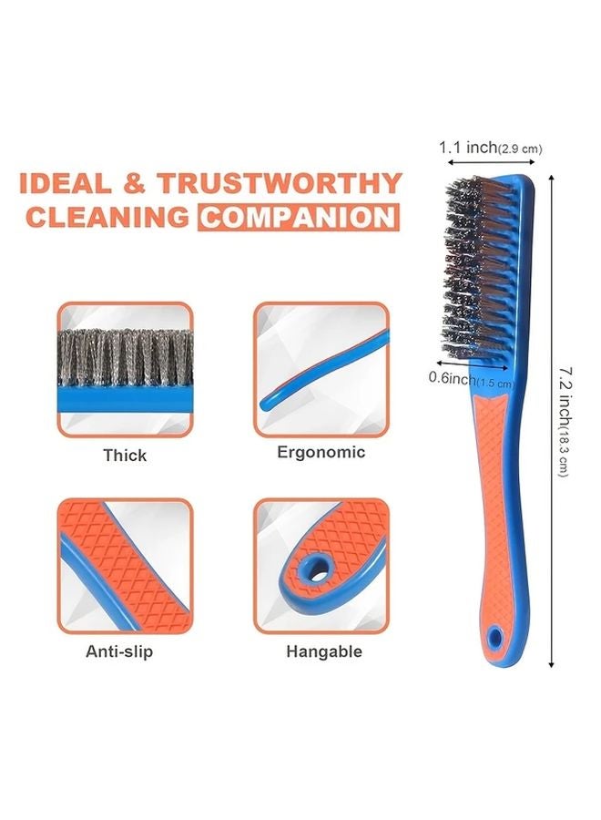 4pcs Metal Wire Brush Rust Remover Concrete Paint Cleaning Tool - Image 3