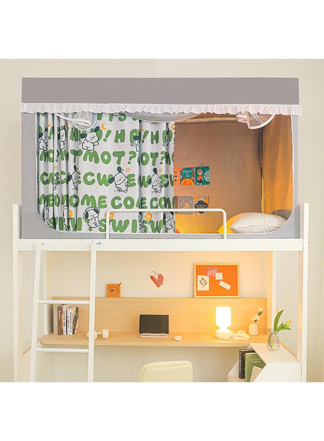 Bluejw Commercial Student Dormitory Mosquito Net 90x 200 Extended Telescopic Bed Curtain Curtain Integrated Shading Upper And Lower Bunk - Image 1