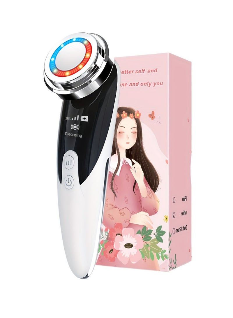 EMS Face Massager Skin Care Facial Cleansing Beauty Instrument Warm Export Import Instrument - Image 1