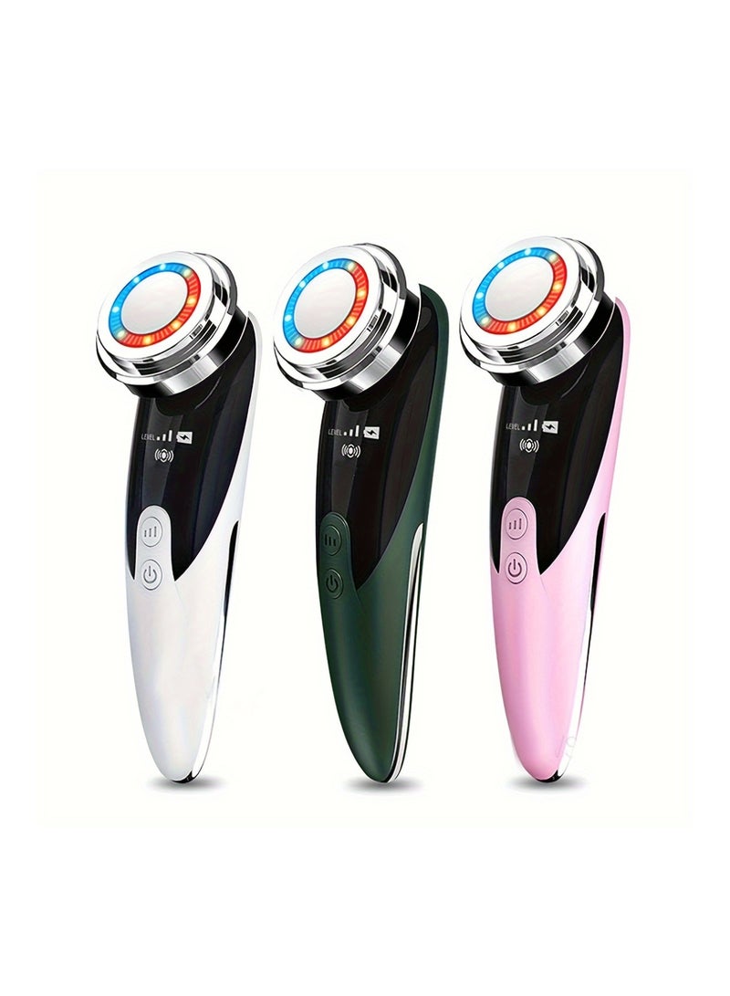 EMS Face Massager Skin Care Facial Cleansing Beauty Instrument Warm Export Import Instrument - Image 2