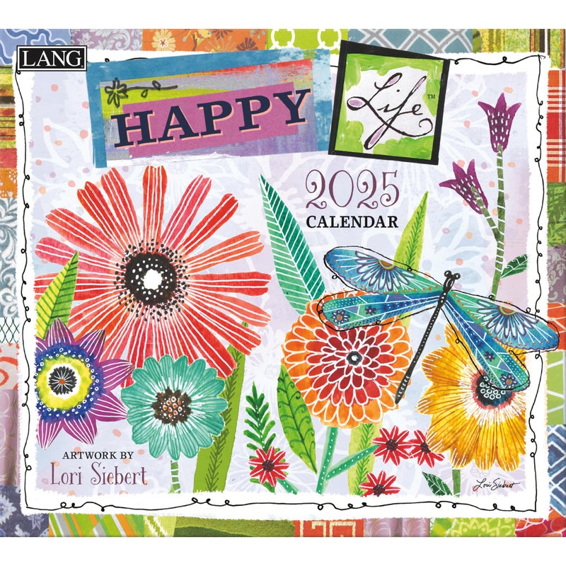 LANG Happy Life 2025 Wall Calendar 25991001982