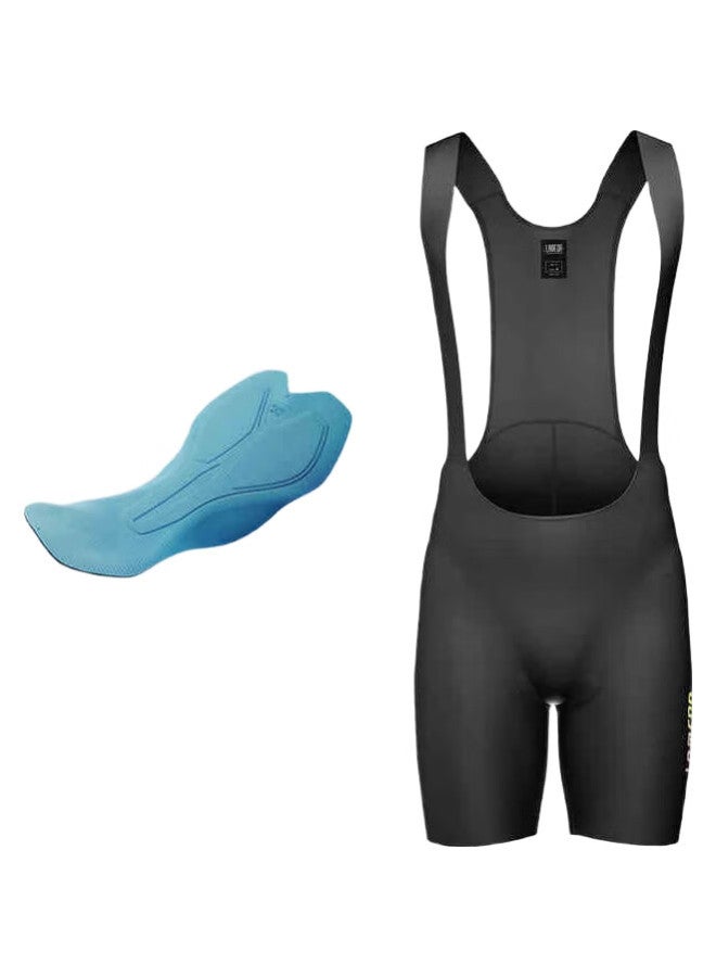 Lampada Haoyue Bib Shorts For Men, One-Piece Cycling Shorts, Summer Professional Road Bike Shorts, Black, Xl - Image 3