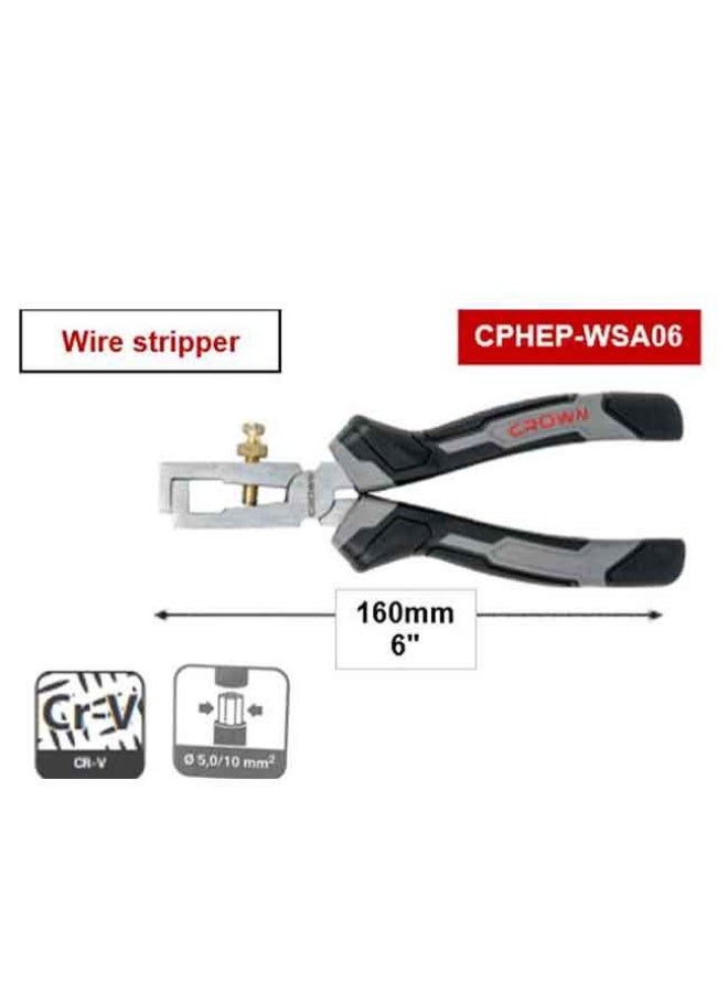 Crown wire stripper 6" - Image 1