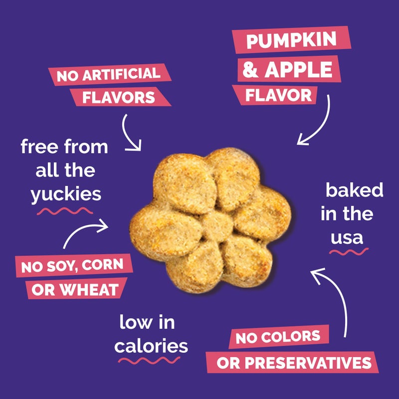Fruitables Baked Dog Treats, Healthy Pumpkin Treat for Dogs, Low Calorie & Delicious, Pet Essential, Made with No Wheat, Corn & Soy, Made in the USA, Allergy Friendly, Pumpkin and Apple Flavor, 20 oz - Image 5
