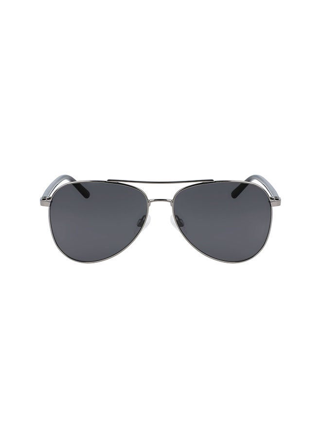 CALVIN KLEIN Unisex Full-Rim Metal Aviator Sunglasses - Lens Size: 58 mm - Image 1