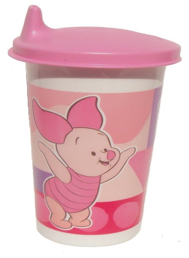 كوب شرب للأطفال من Tupperware، سعة 10.5 أونصة، بتصميم Bell Tumbler Sipper Seal Pink Piglet