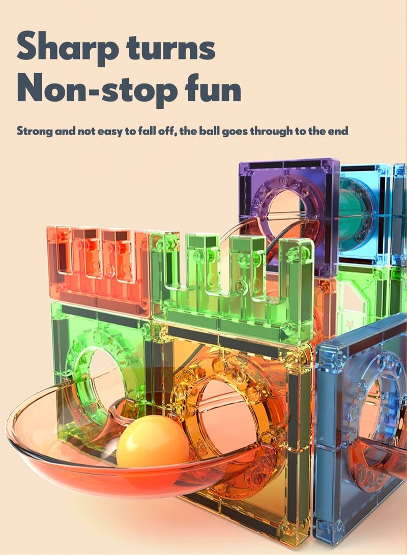 جي جوت كتل لعب مغناطيسية 69 قطعة مجموعة بناء تعليمية مغناطيسية تطوير تعليمي للأطفال الصغار ولعب الفرز والتركيب للبنين والبنات لعبة 3D و DIY - Image 5