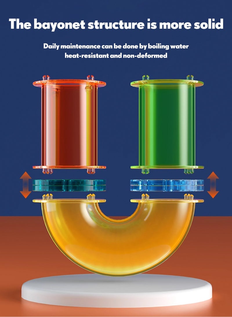 جي جوت كتل لعب مغناطيسية 69 قطعة مجموعة بناء تعليمية مغناطيسية تطوير تعليمي للأطفال الصغار ولعب الفرز والتركيب للبنين والبنات لعبة 3D و DIY - Image 4