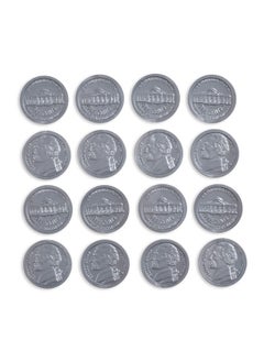Learning Advantage -7522 Play Nickels - Set Of 100 Plastic Coins - Designed And Sized Like Real Us Currency - Teach Money Math With This Pretend Play Resource  - Image 2