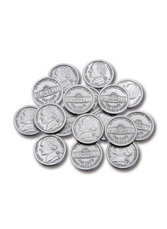 Learning Advantage -7522 Play Nickels - Set Of 100 Plastic Coins - Designed And Sized Like Real Us Currency - Teach Money Math With This Pretend Play Resource  - Image 5