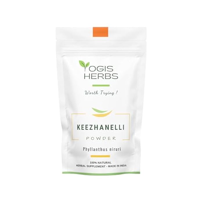 YOGIS HERBS Keezhanelli Powder (Phyllanthus Niruri) | Chanca Piedra Stone Breaker – Liver, Kidney & Gallbladder Support– Fresh & Pure Herbal Supplement (3.5 oz) - Image 2