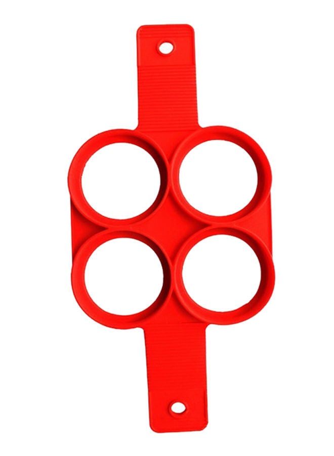 NIBEMINENT Pancake Maker Egg Mould Ring Red 