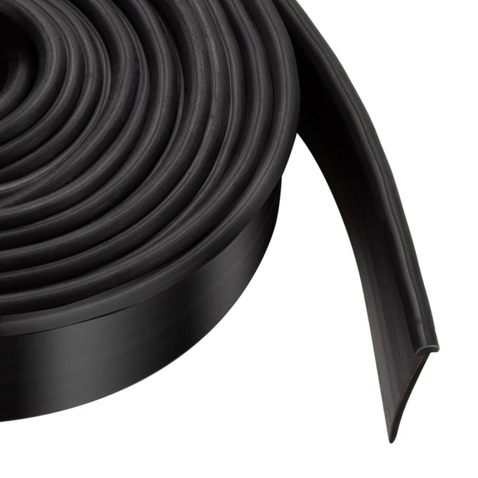 SHOWER BOTTOM WATERPROOF DOOR RUBBER SWEEP TRIM BLACK SEAL FOR HOME BATHROOM 108 X 1316 X 532 INCH TEE INSERT SHAPE